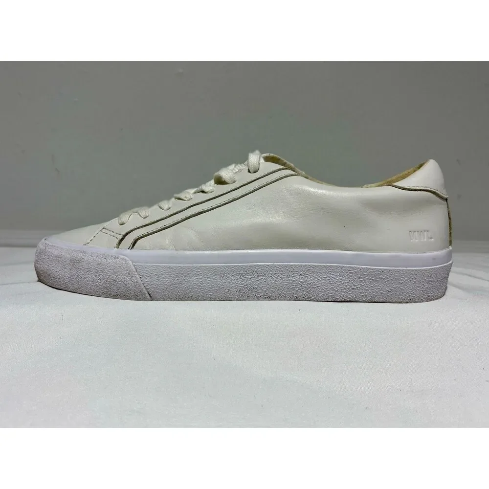 Madewell white leather sneakers  Size 8